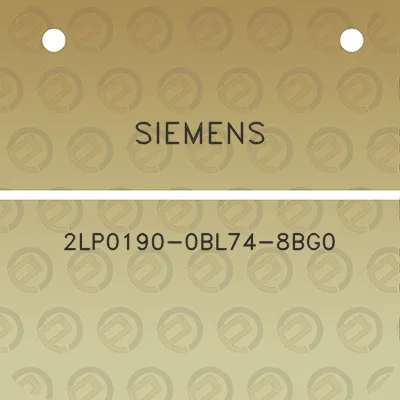 siemens-2lp0190-0bl74-8bg0