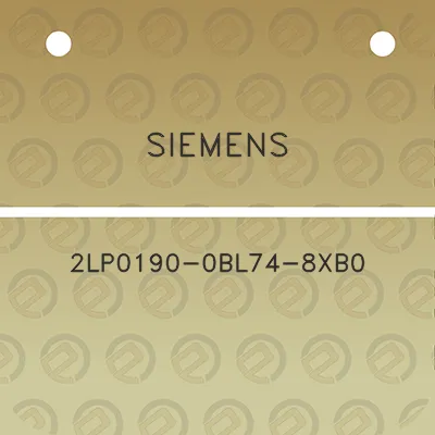 siemens-2lp0190-0bl74-8xb0