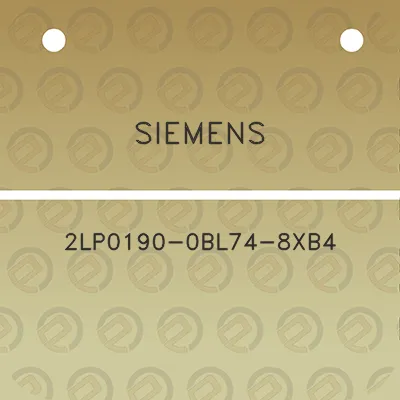 siemens-2lp0190-0bl74-8xb4