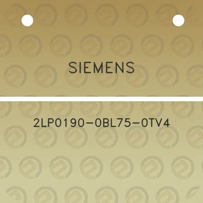 siemens-2lp0190-0bl75-0tv4