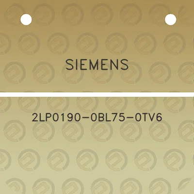 siemens-2lp0190-0bl75-0tv6