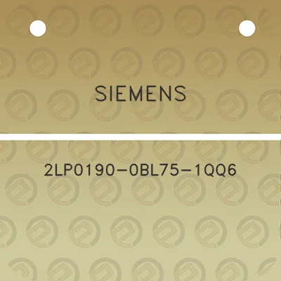 siemens-2lp0190-0bl75-1qq6