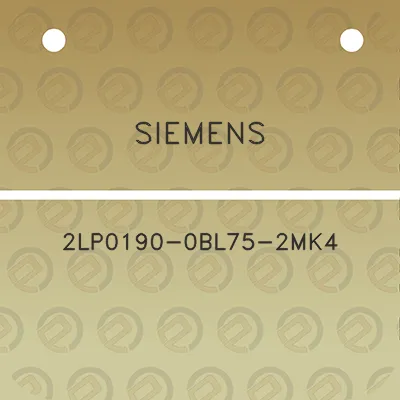 siemens-2lp0190-0bl75-2mk4