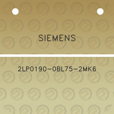 siemens-2lp0190-0bl75-2mk6