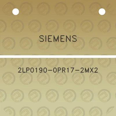 siemens-2lp0190-0pr17-2mx2