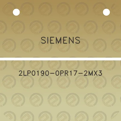 siemens-2lp0190-0pr17-2mx3