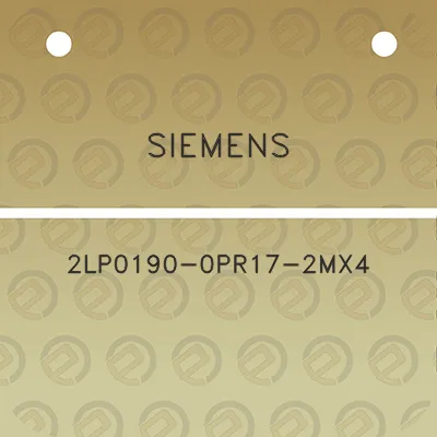 siemens-2lp0190-0pr17-2mx4