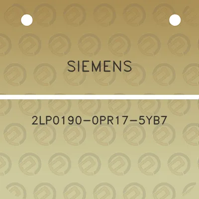 siemens-2lp0190-0pr17-5yb7