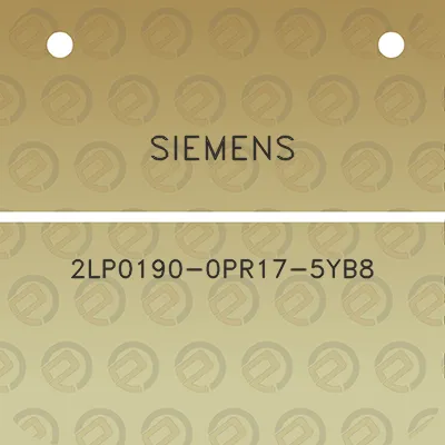 siemens-2lp0190-0pr17-5yb8