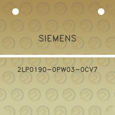 siemens-2lp0190-0pw03-0cv7