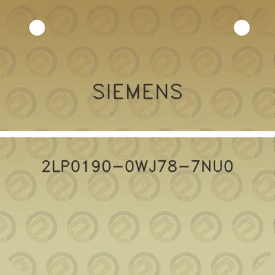 siemens-2lp0190-0wj78-7nu0