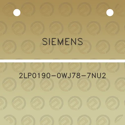 siemens-2lp0190-0wj78-7nu2