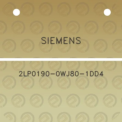 siemens-2lp0190-0wj80-1dd4