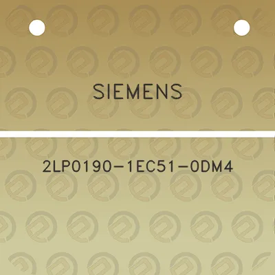 siemens-2lp0190-1ec51-0dm4