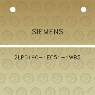 siemens-2lp0190-1ec51-1wb5