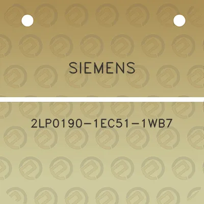 siemens-2lp0190-1ec51-1wb7