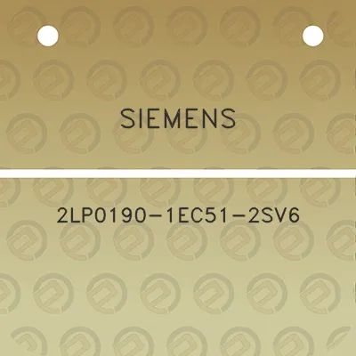 siemens-2lp0190-1ec51-2sv6