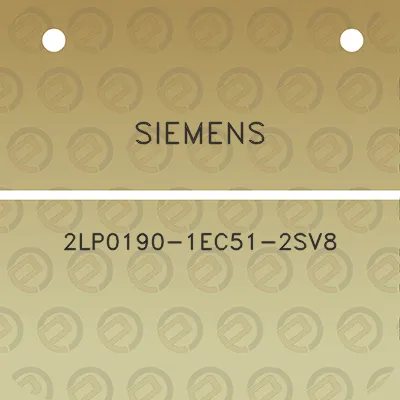 siemens-2lp0190-1ec51-2sv8