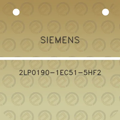 siemens-2lp0190-1ec51-5hf2