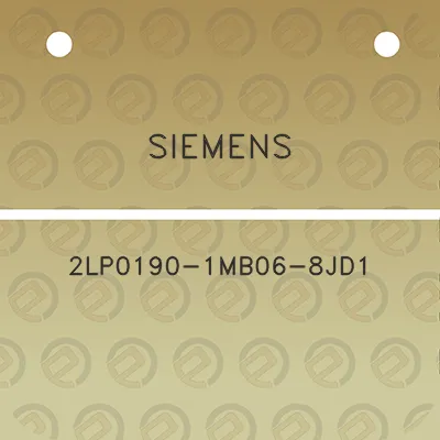 siemens-2lp0190-1mb06-8jd1