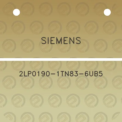 siemens-2lp0190-1tn83-6ub5