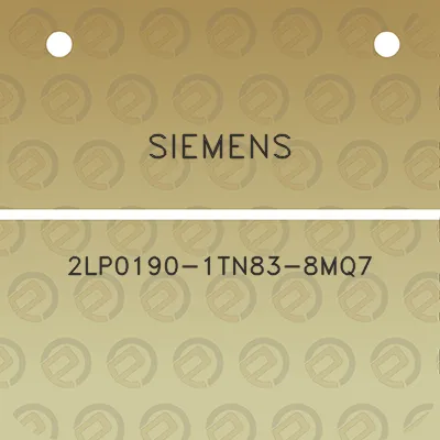 siemens-2lp0190-1tn83-8mq7