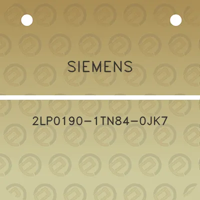 siemens-2lp0190-1tn84-0jk7