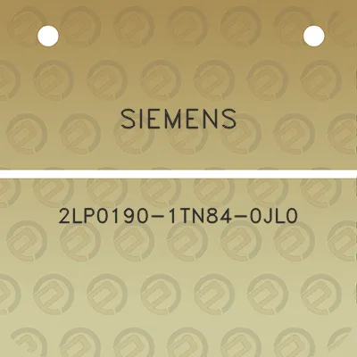 siemens-2lp0190-1tn84-0jl0