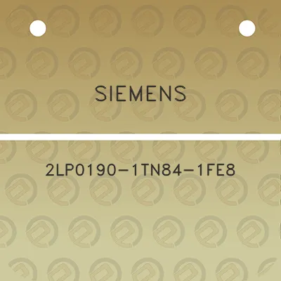 siemens-2lp0190-1tn84-1fe8