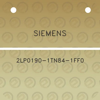 siemens-2lp0190-1tn84-1ff0