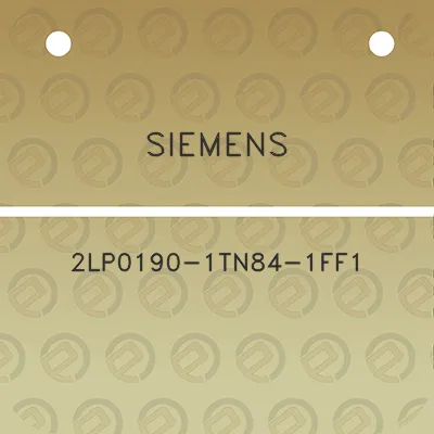 siemens-2lp0190-1tn84-1ff1