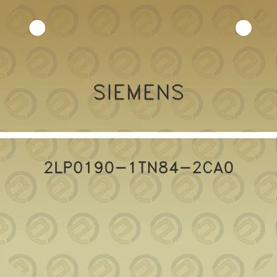 siemens-2lp0190-1tn84-2ca0