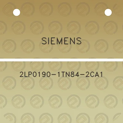 siemens-2lp0190-1tn84-2ca1