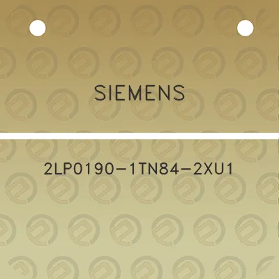 siemens-2lp0190-1tn84-2xu1