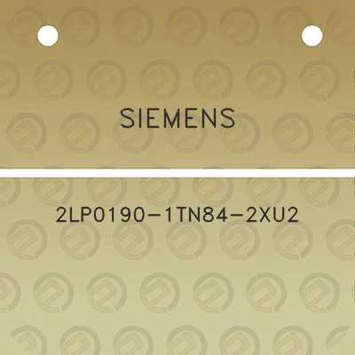 siemens-2lp0190-1tn84-2xu2