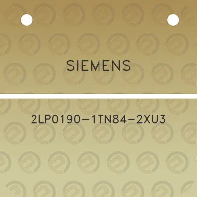 siemens-2lp0190-1tn84-2xu3