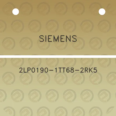 siemens-2lp0190-1tt68-2rk5