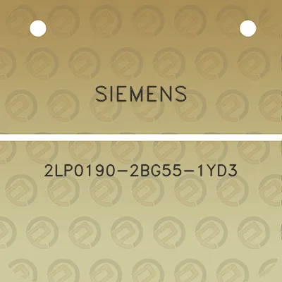 siemens-2lp0190-2bg55-1yd3