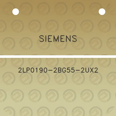 siemens-2lp0190-2bg55-2ux2