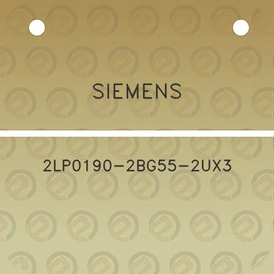 siemens-2lp0190-2bg55-2ux3