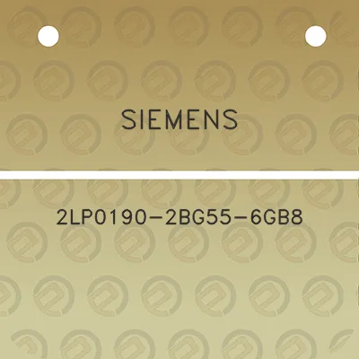 siemens-2lp0190-2bg55-6gb8