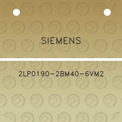 siemens-2lp0190-2bm40-6vm2