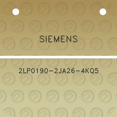 siemens-2lp0190-2ja26-4kq5