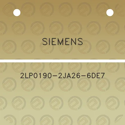 siemens-2lp0190-2ja26-6de7