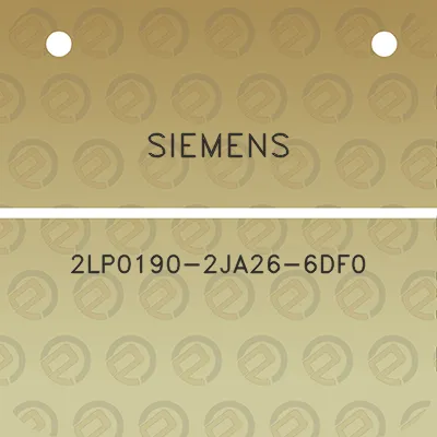 siemens-2lp0190-2ja26-6df0