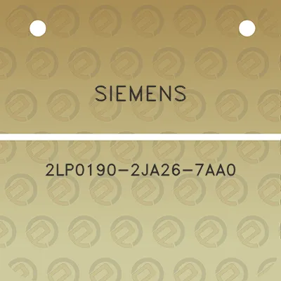 siemens-2lp0190-2ja26-7aa0