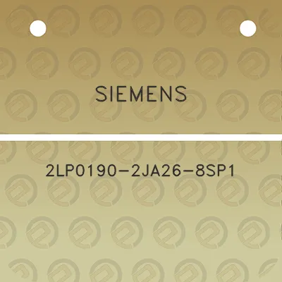 siemens-2lp0190-2ja26-8sp1