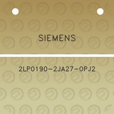 siemens-2lp0190-2ja27-0pj2