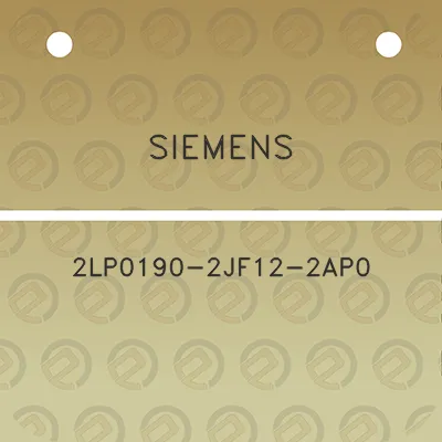 siemens-2lp0190-2jf12-2ap0