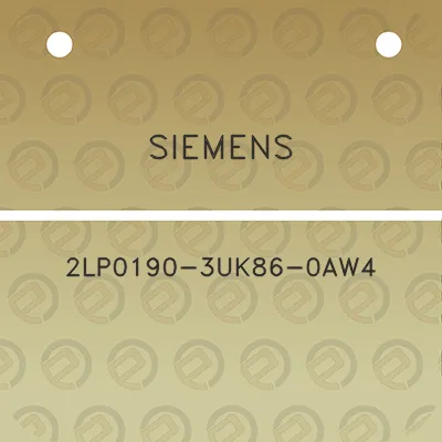 siemens-2lp0190-3uk86-0aw4